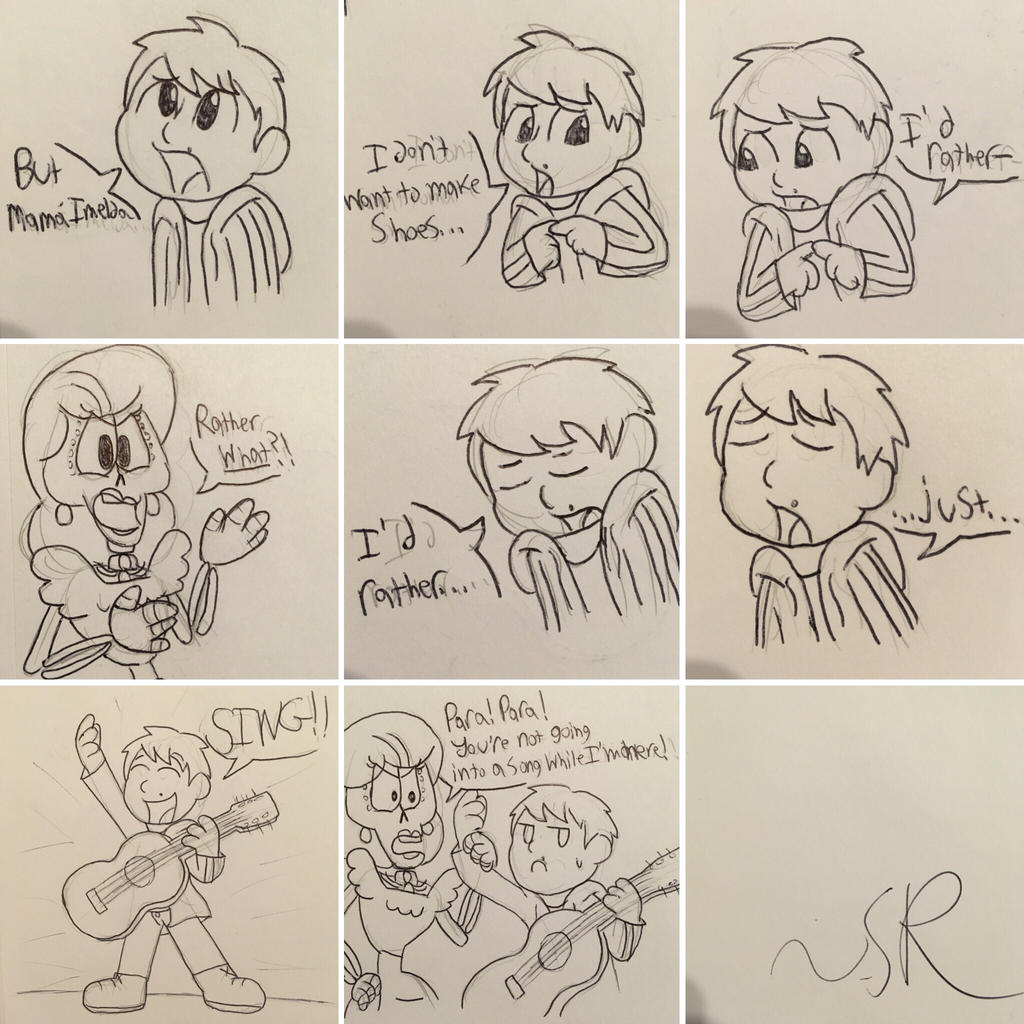 Coco Comic: Basic Plot Summary by JudgeChaos on DeviantArt