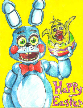 Easter Bonnie and Baby Chick Chica (2015)