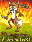 5th Anniversary on DeviantART (2015) by MugenPlanetX