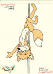 Pole Dancer Wolf