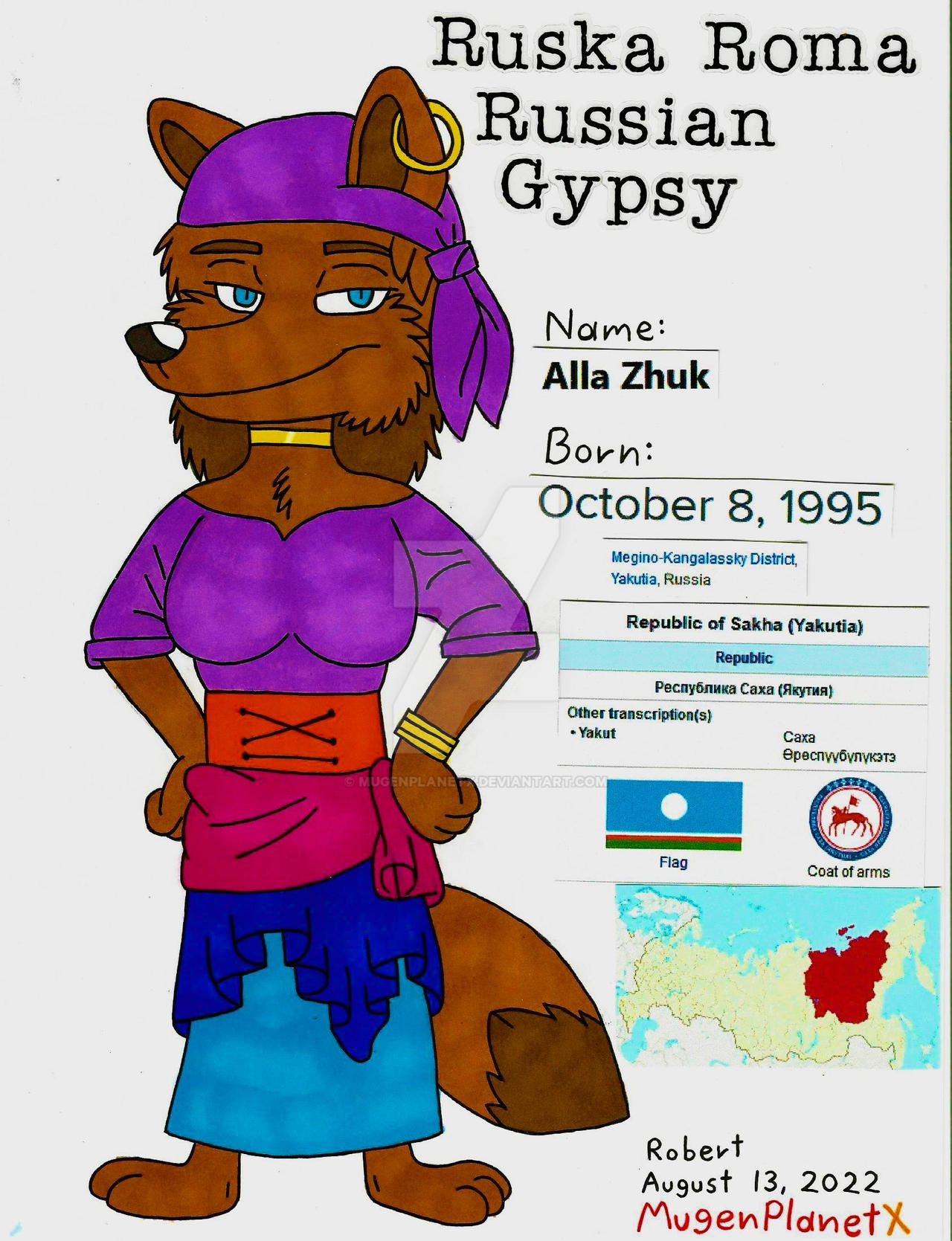 MugenPlanetX 2022: Ruska Roma (Russian Gypsy) by MugenPlanetX on DeviantArt