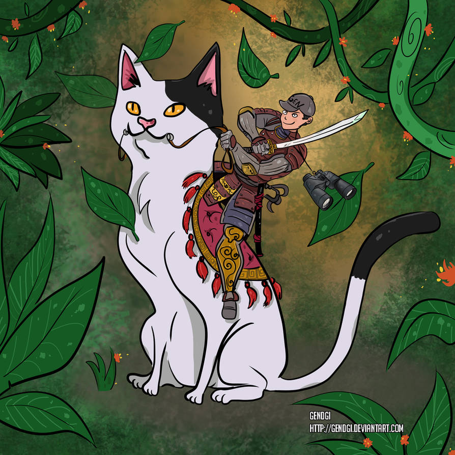 Cat Rider by Gendgi on DeviantArt