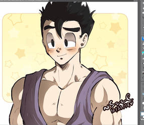 gohan doodle by dbz-senpai