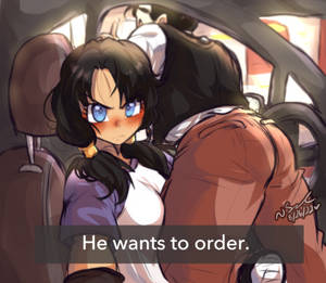 he wants to order.