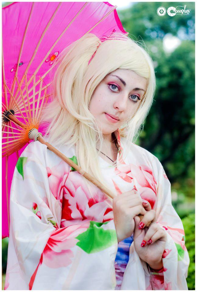 Lucy Heartfilia Pink Yukata Cosplay