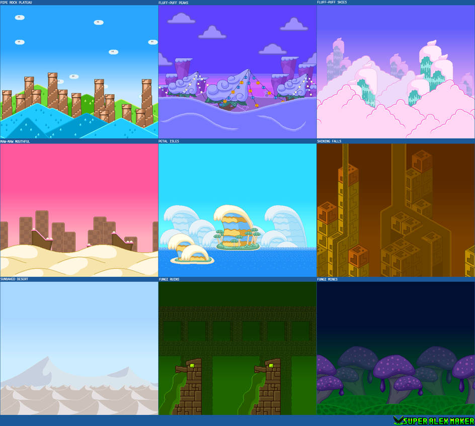 SMW Styled Super Mario Bros. Wonder BG's - Part 1 by SuperAlexMaker on ...