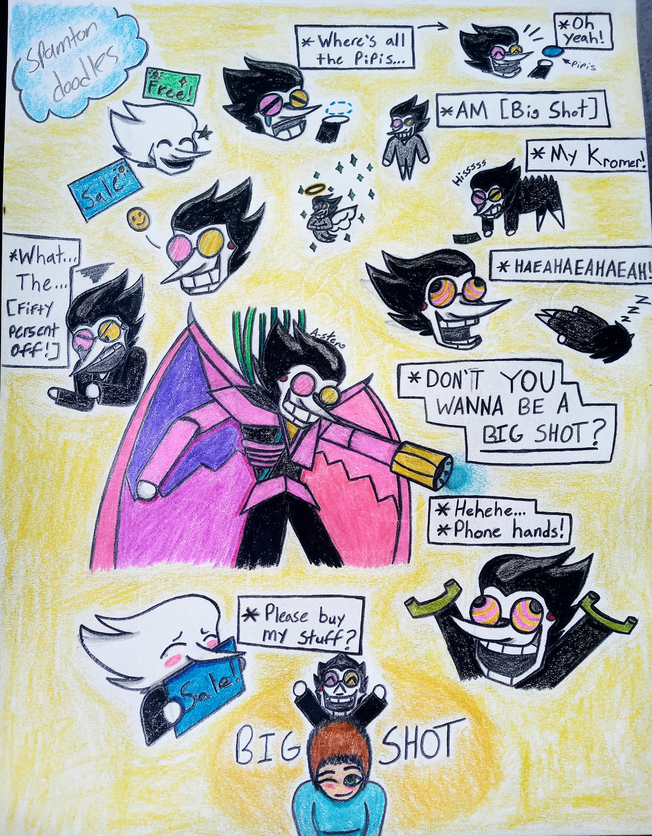 Spamton Doodle Dump by Aster7707 on DeviantArt