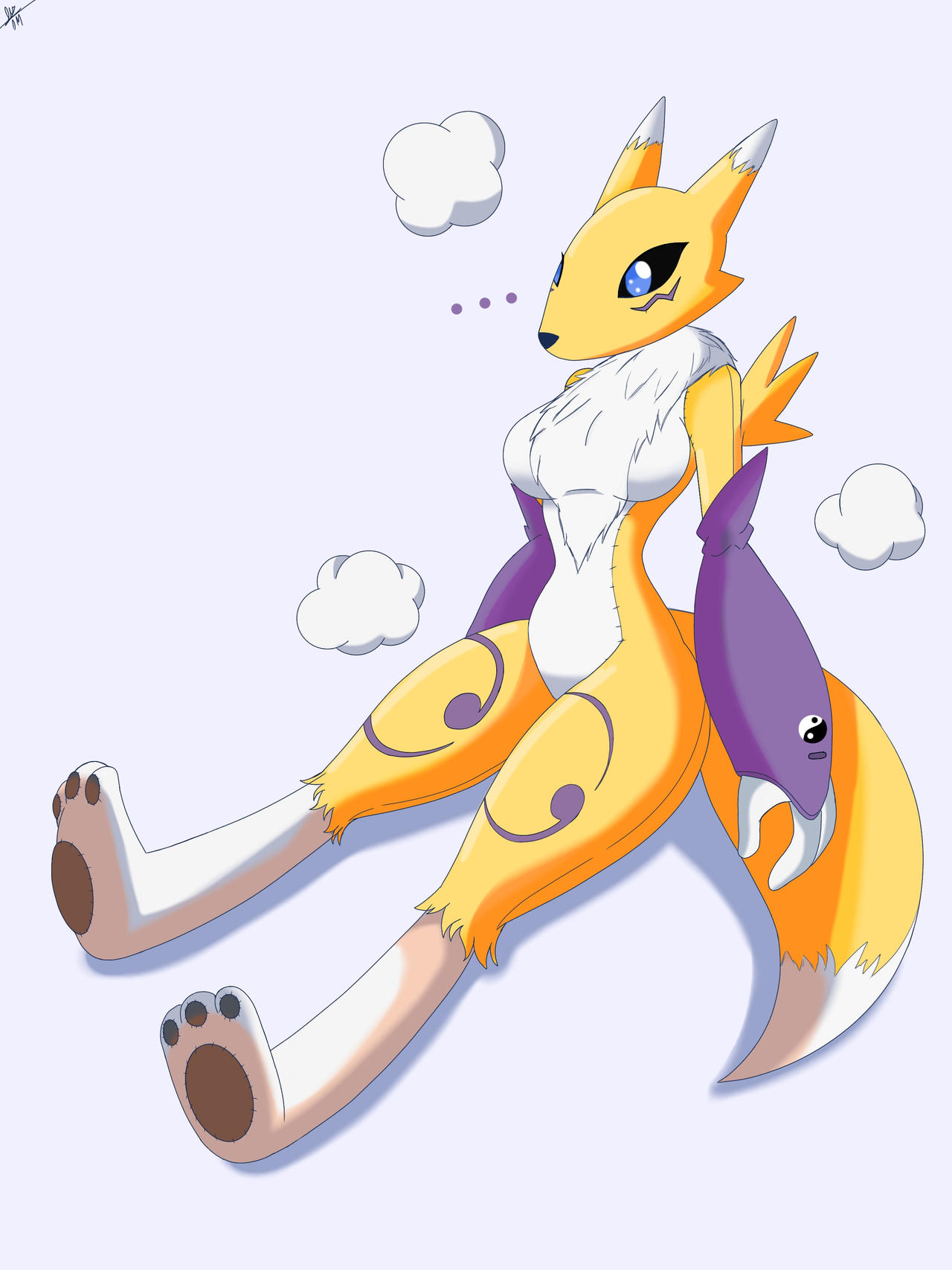 Renamon Rigged Model Renamon doll by diegosagiro on DeviantArt