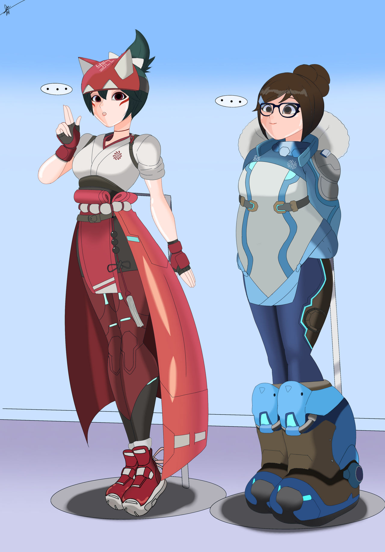Kiriko and Mei Mannequins by diegosagiro on DeviantArt Kiriko and Mei Mannequins by diegosagiro on DeviantArt