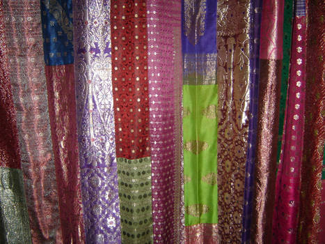 patchwork curtain