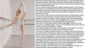 Ballet boy feminized into ballerina