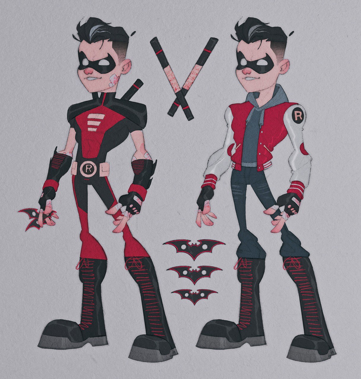 Red Robin Deviantart Design Robin Redesign by matheusbitts on DeviantArt