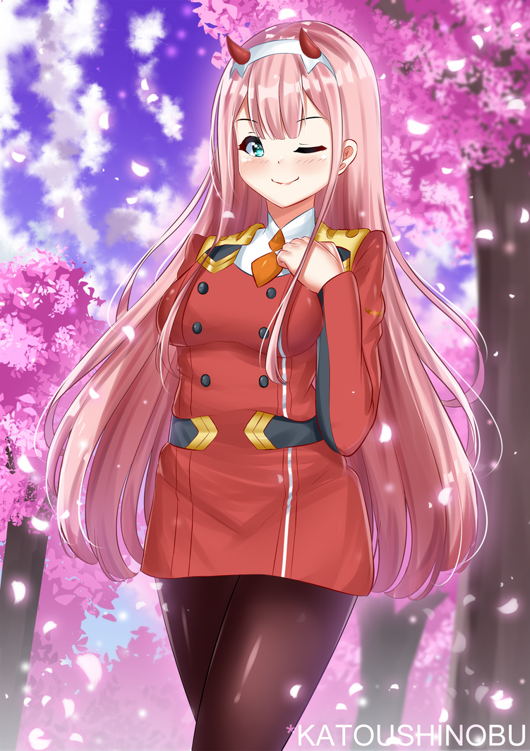 Zero Two by KatouShinobu on DeviantArt