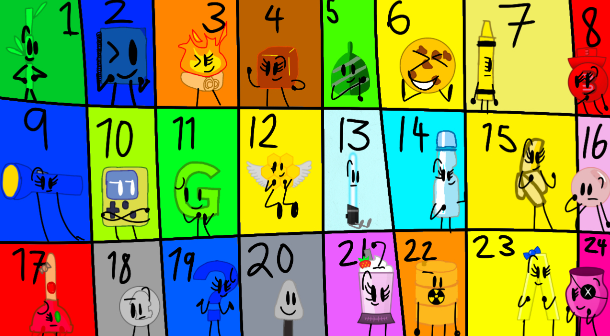 Object Random Contestants in Alphabetical Order by LockTheEpic on ...