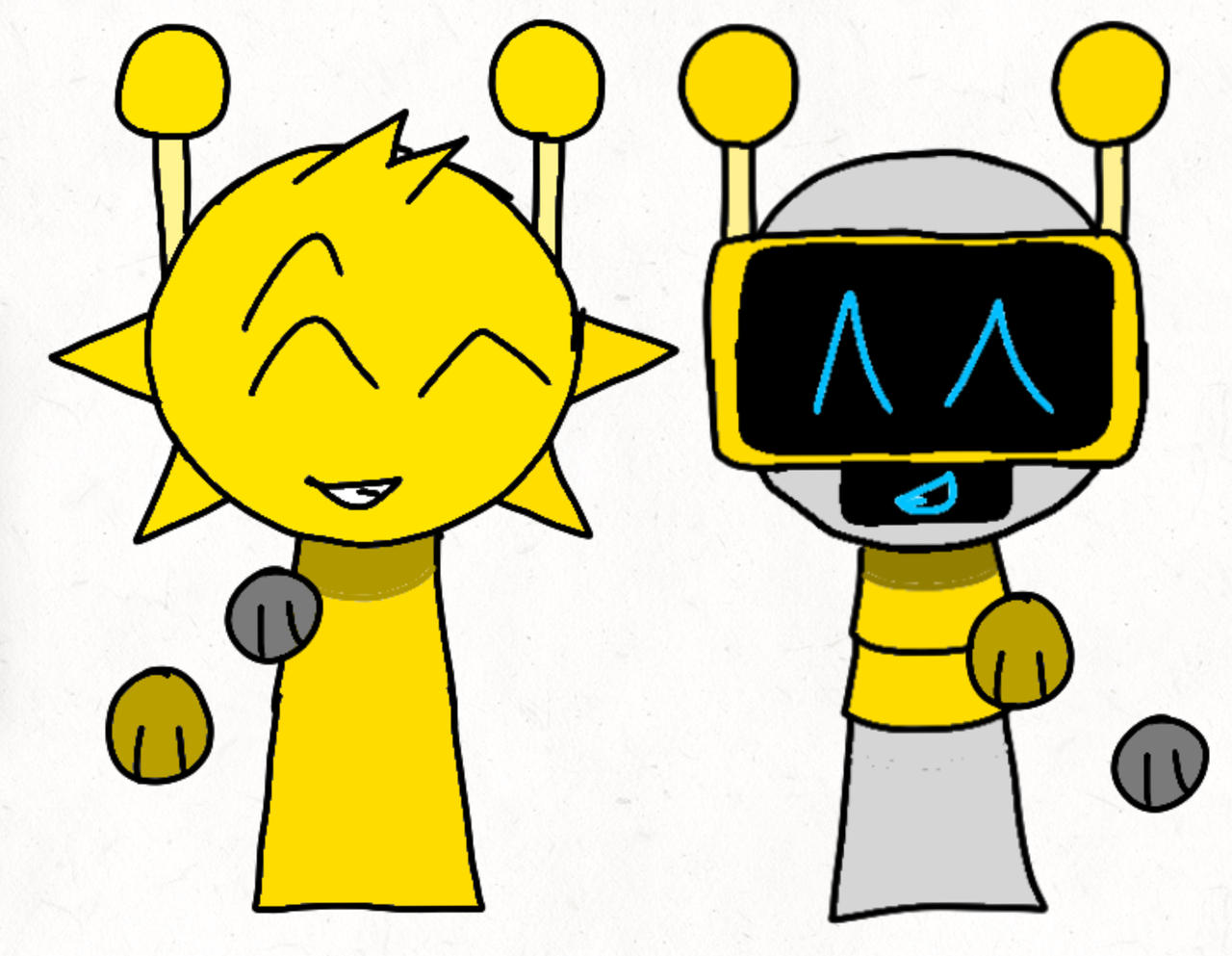 Simon and Fun Bot by LockTheEpic on DeviantArt