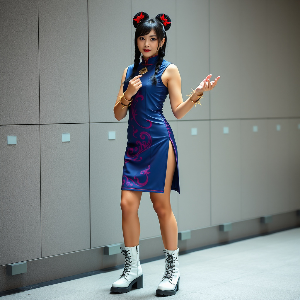 Chung Li Ripped Outfit Chun Li cosplay wearing Chinese dress by TheAnimeCollector on DeviantArt