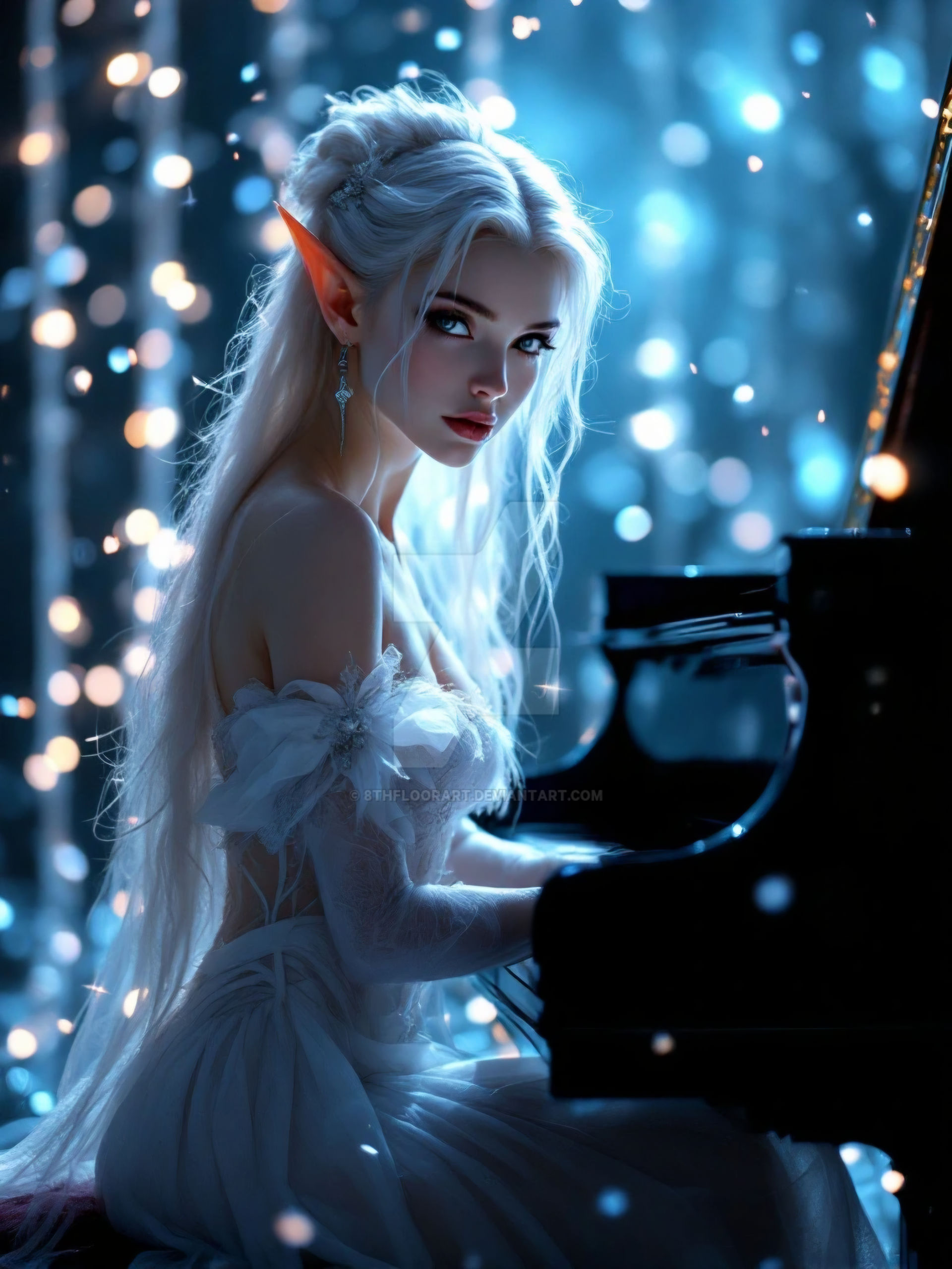 Silver Elf Silver Elf - Maestro by 8thFloorart on DeviantArt