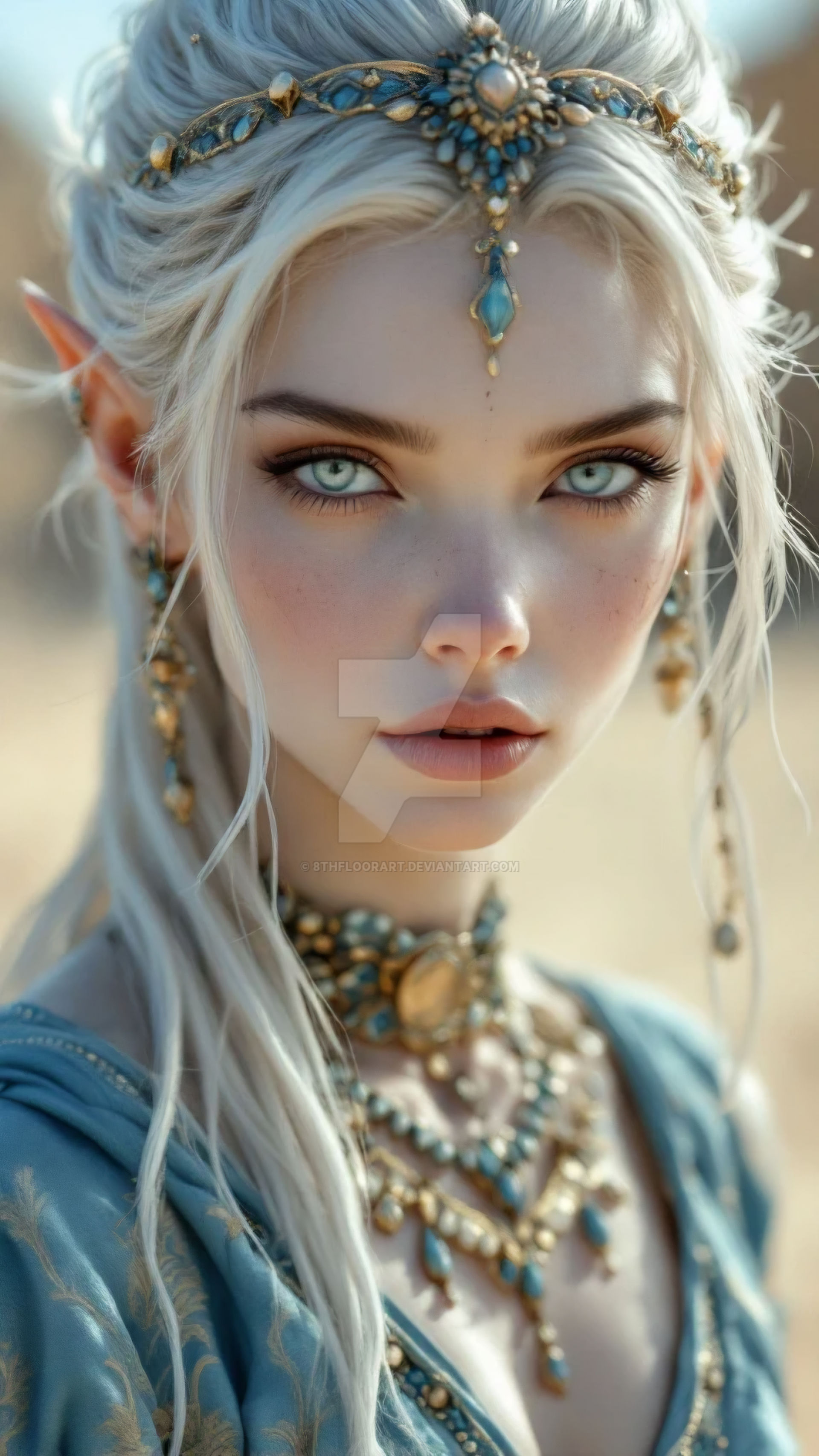 Silver Elf Silver Elf - Exotic by 8thFloorart on DeviantArt