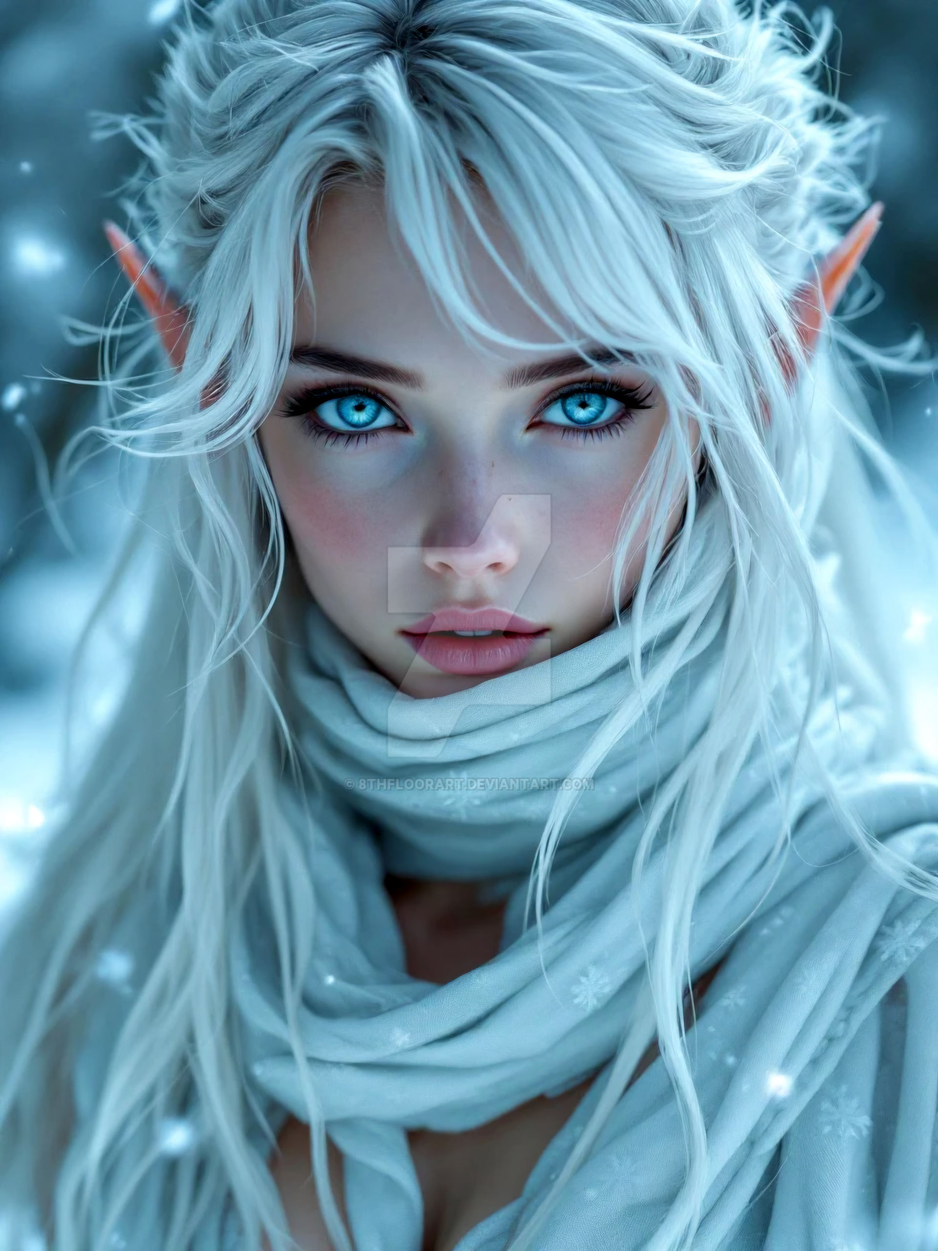 Silver Elf Silver Elf by 8thFloorart on DeviantArt
