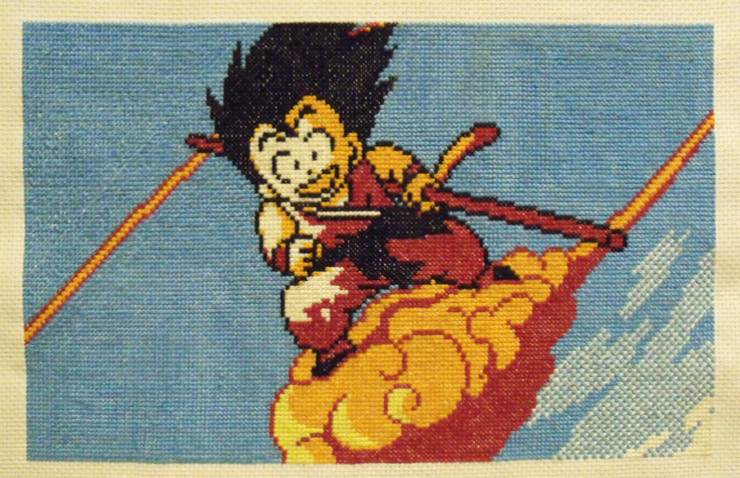 Goku Cross Stitch