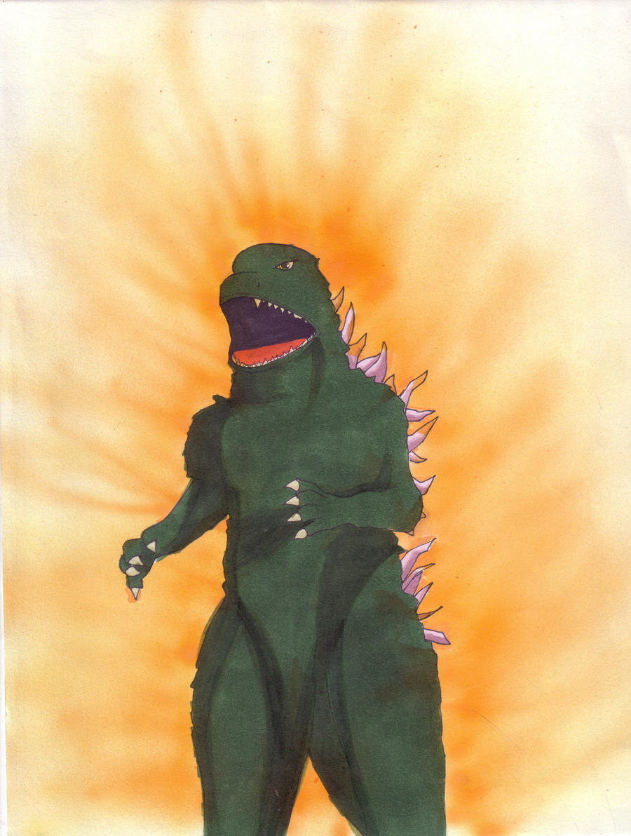 Godzilla The Ride Deviantart Godzilla! by LostTrainOfThought on DeviantArt