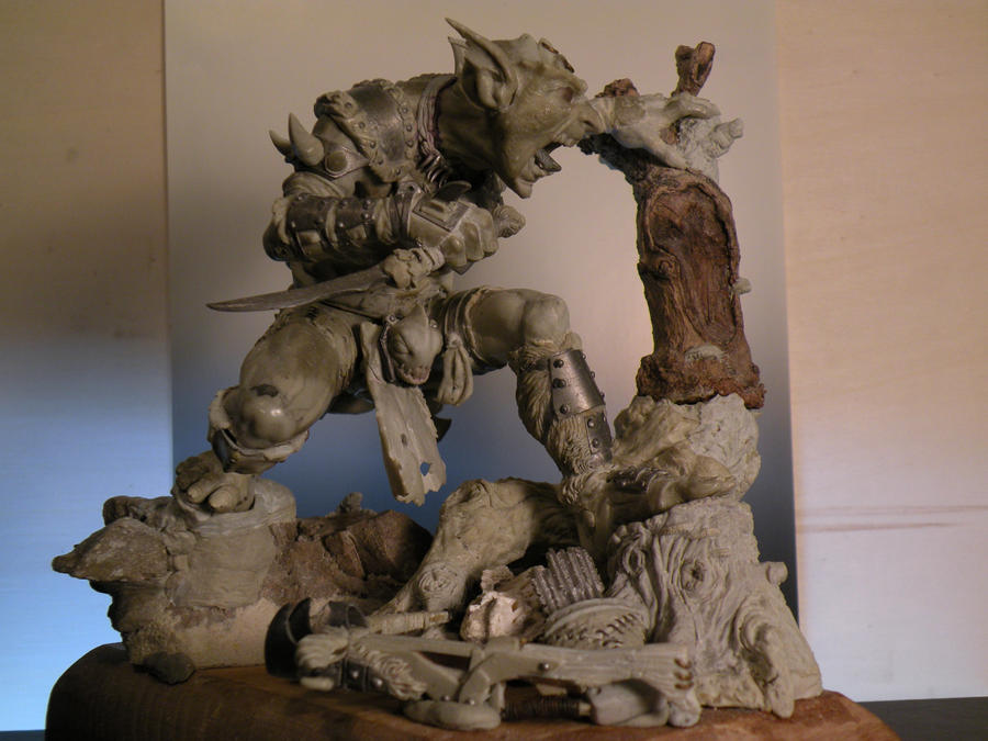 goblin6 sculpture work in prog