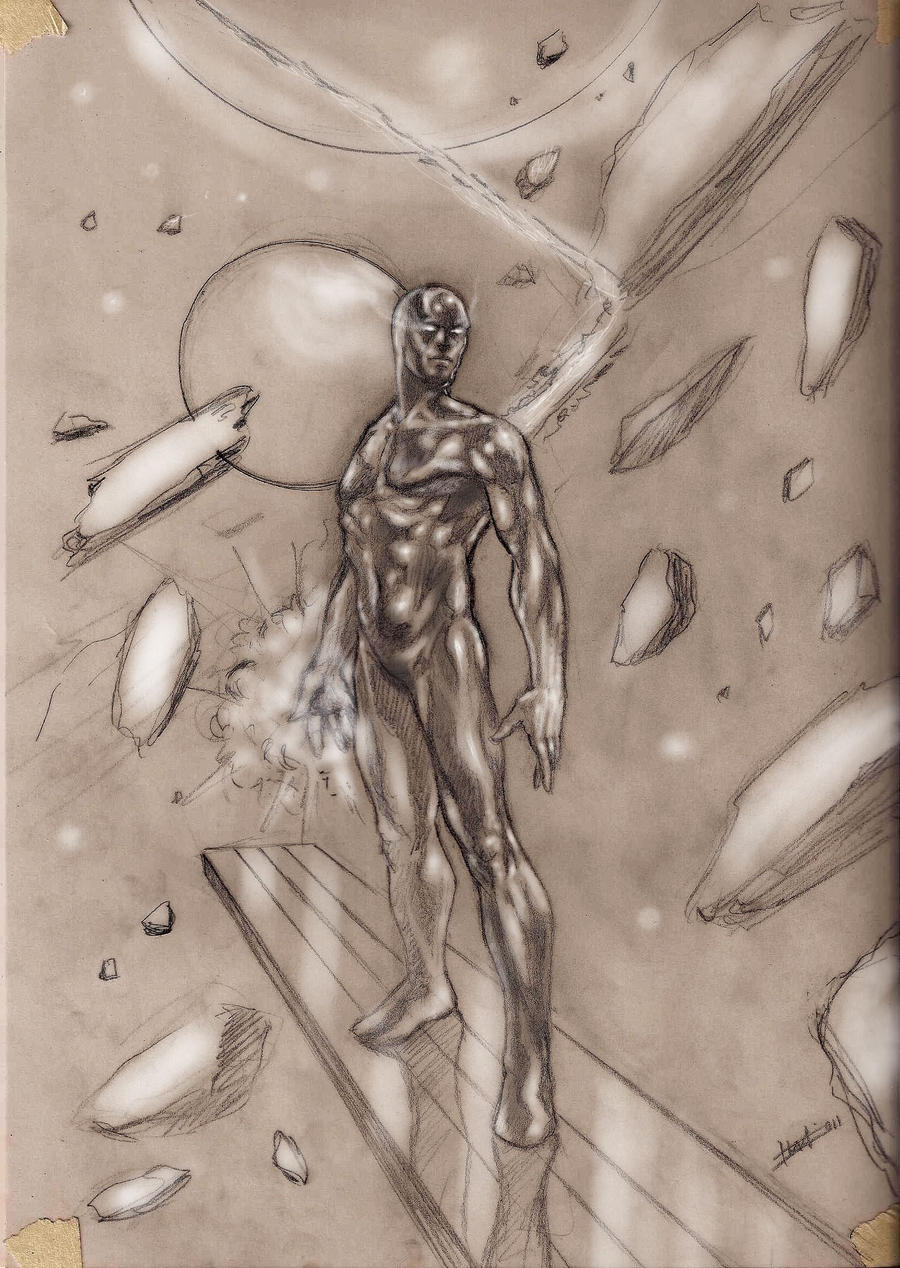 silver surfer sketch