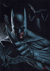 Batman 2 on black color