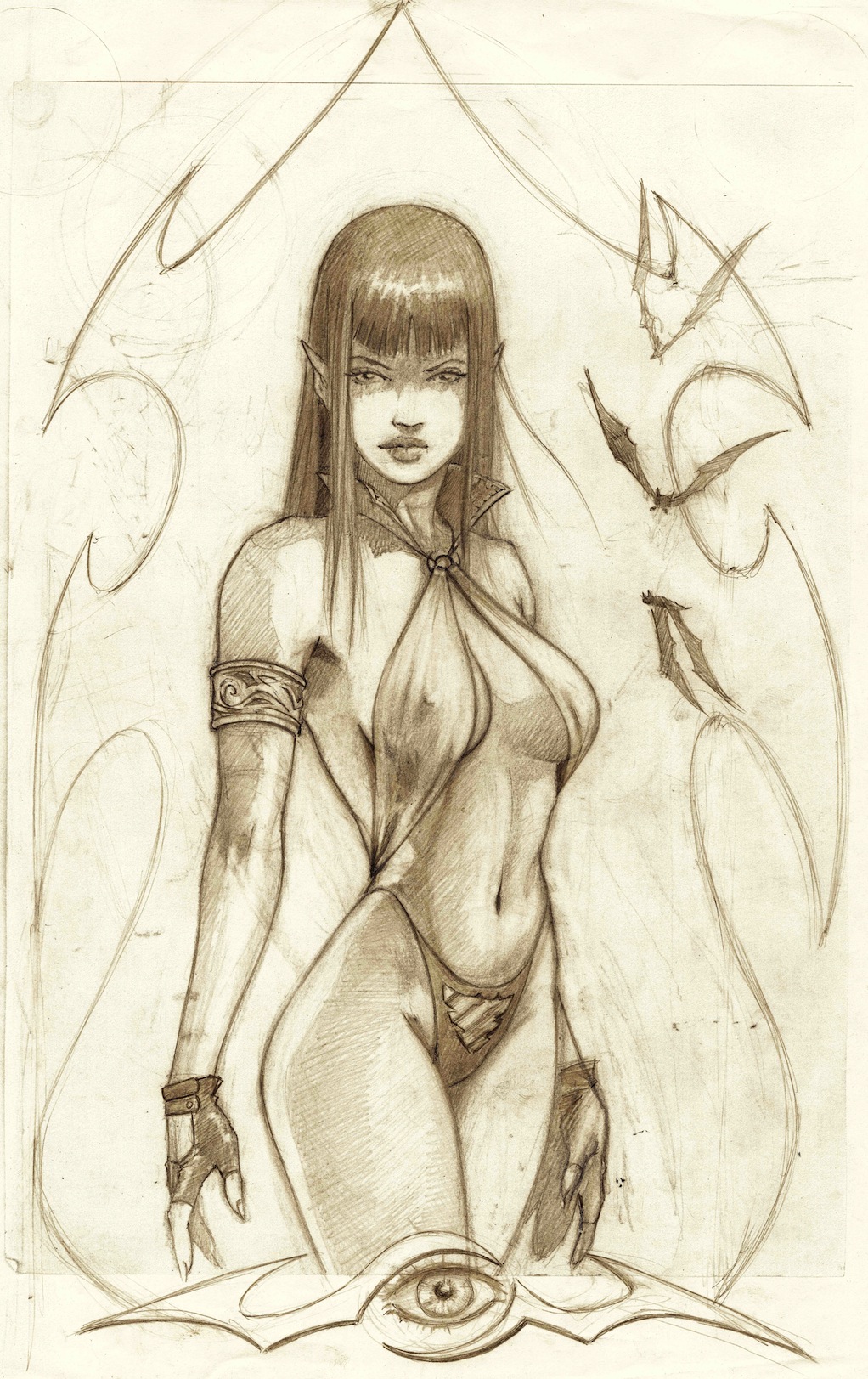 Vampirella sketch commission