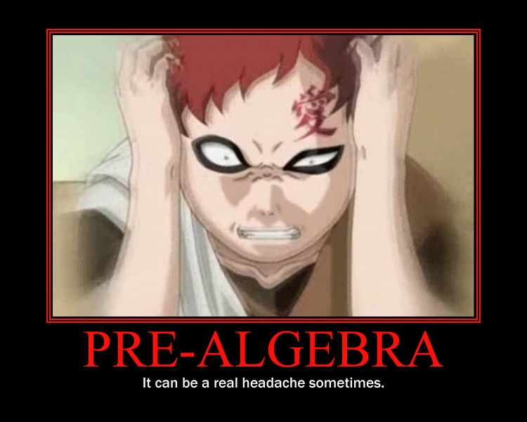 Pre-Algebra Headaches