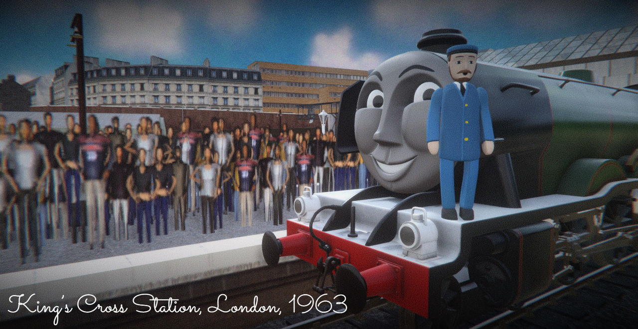 Flying Scotsman at Kings Cross Station London 1963 by Subiaboard on ...