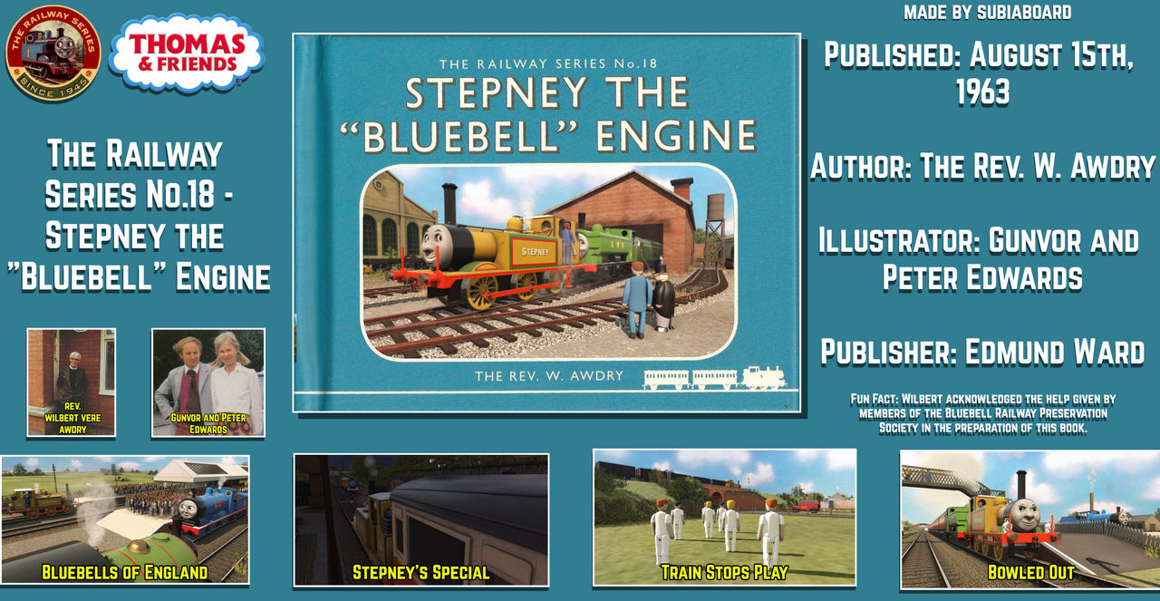 Railway Series No18 Stepney The Bluebell Engine by Subiaboard on DeviantArt