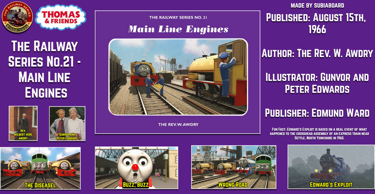 The Railway Series No.21 - Main Line Engines by Subiaboard on DeviantArt