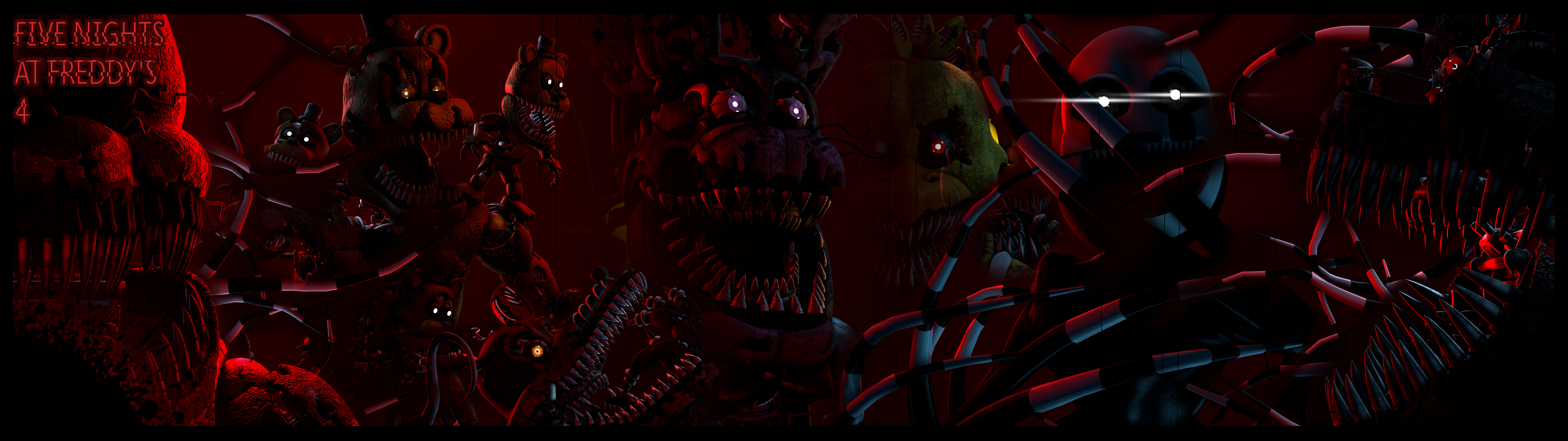 Five Night's at Freddy's 4: Fourth Anniversary by FriskYT on