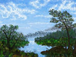 acrylics mimic landscape by greendragon-gecko