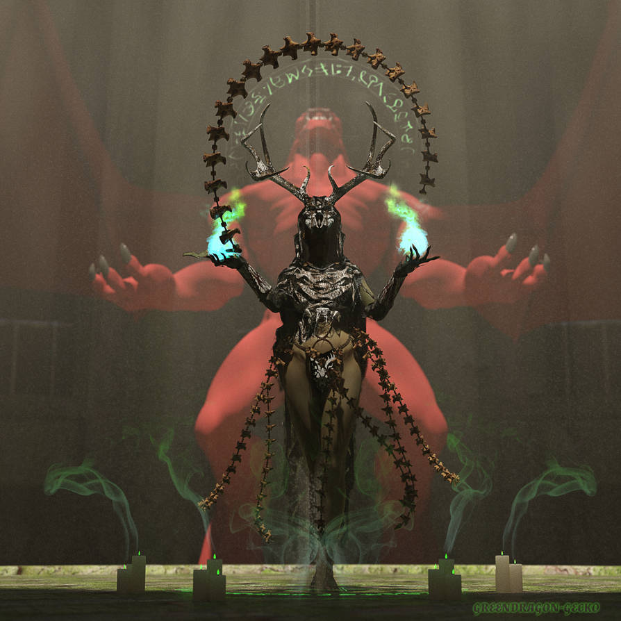 Green Devil Magic Ritual Dark ritual by greendragon-gecko on DeviantArt
