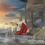 waiting for the next sky-bus