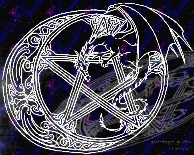 dragon pentacle