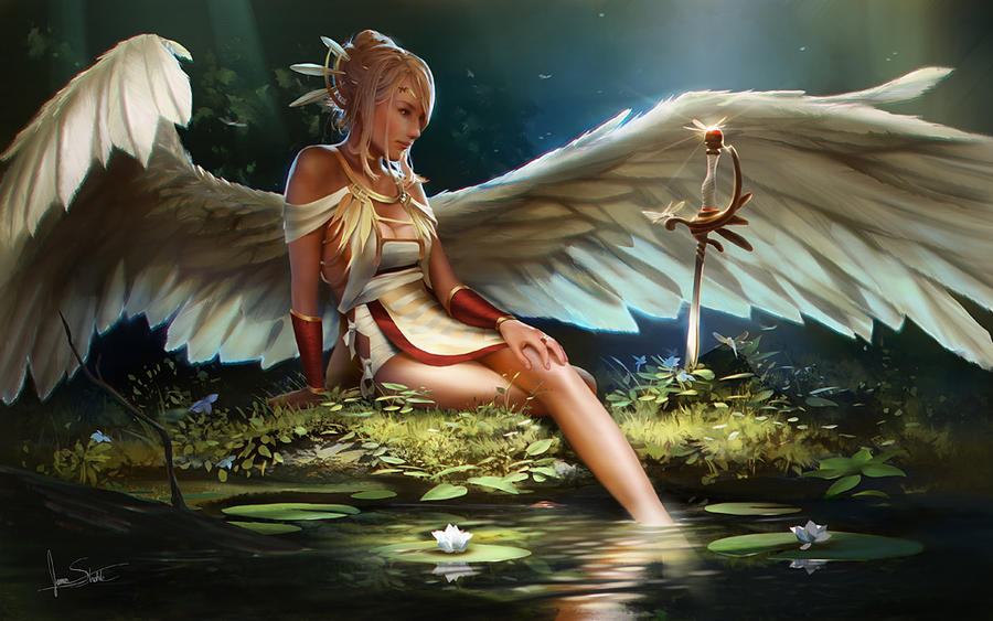 Angel (light) by jameswolf