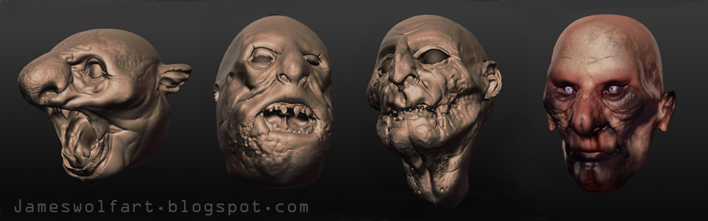 Horror Heads Sculptris Small