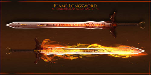 Flame sword