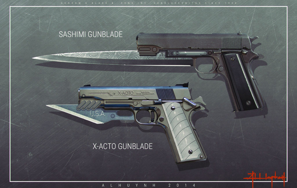 Gunblades by Bing0ne on DeviantArt