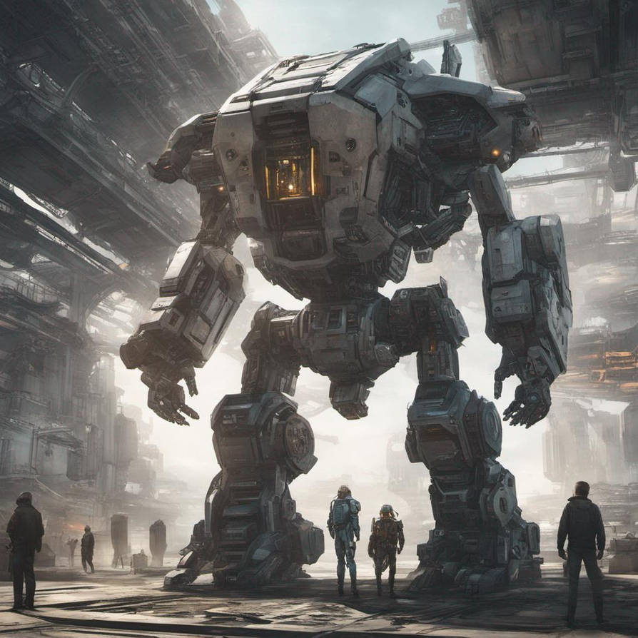 Large Fast Mech Picture armored giant mech by makerofthingies on DeviantArt