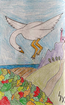Inktober Day 7: Flight Trip