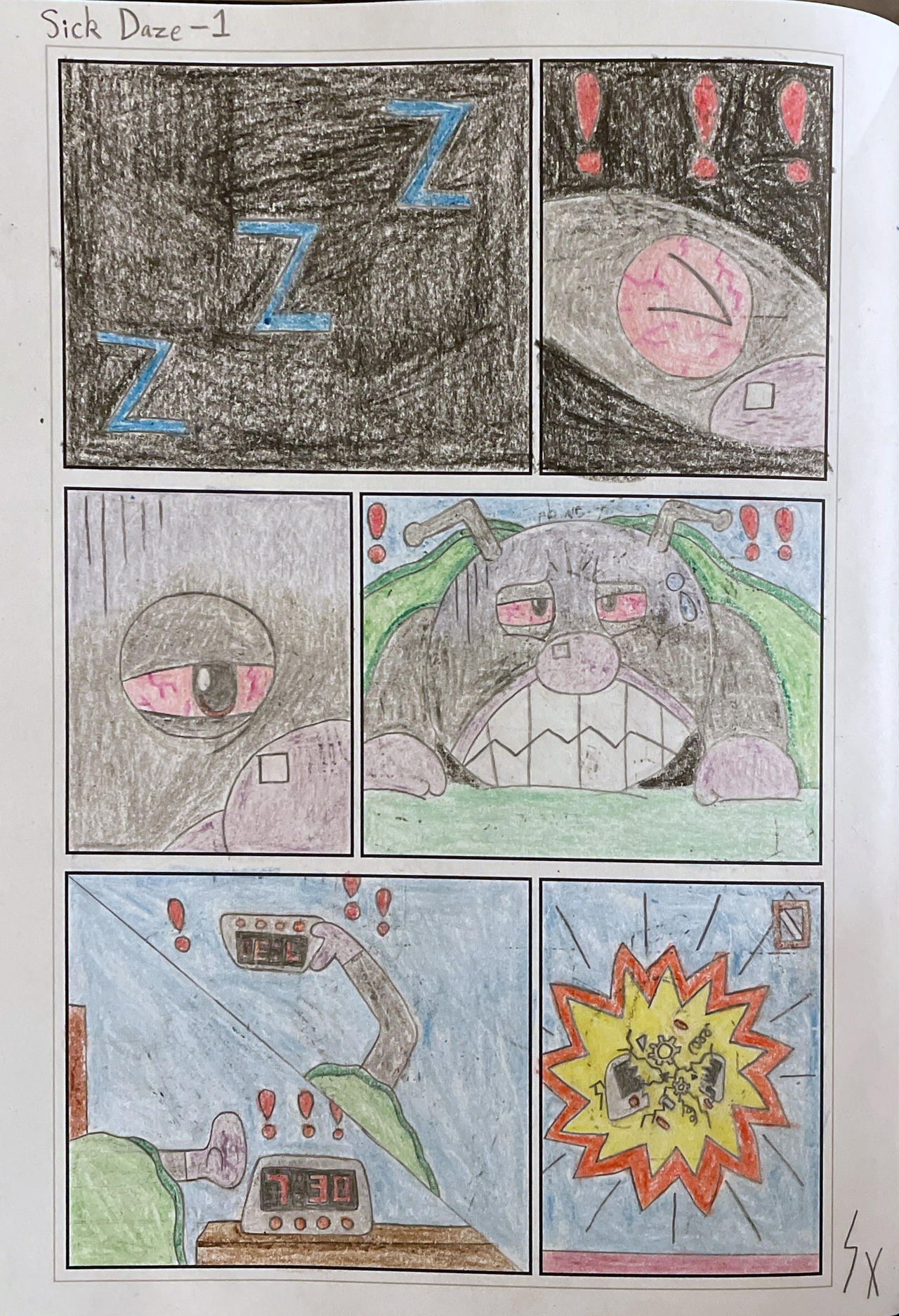 Sick Daze: Page 1