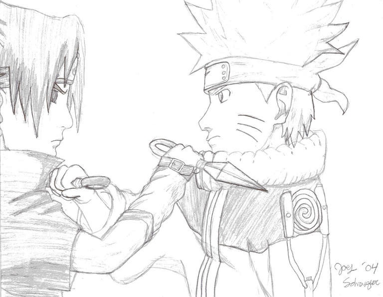 Naruto and Sasuke