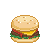 Hamburger Pixel Icon