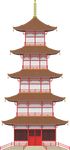 Japanese Pagoda by Herbertrocha