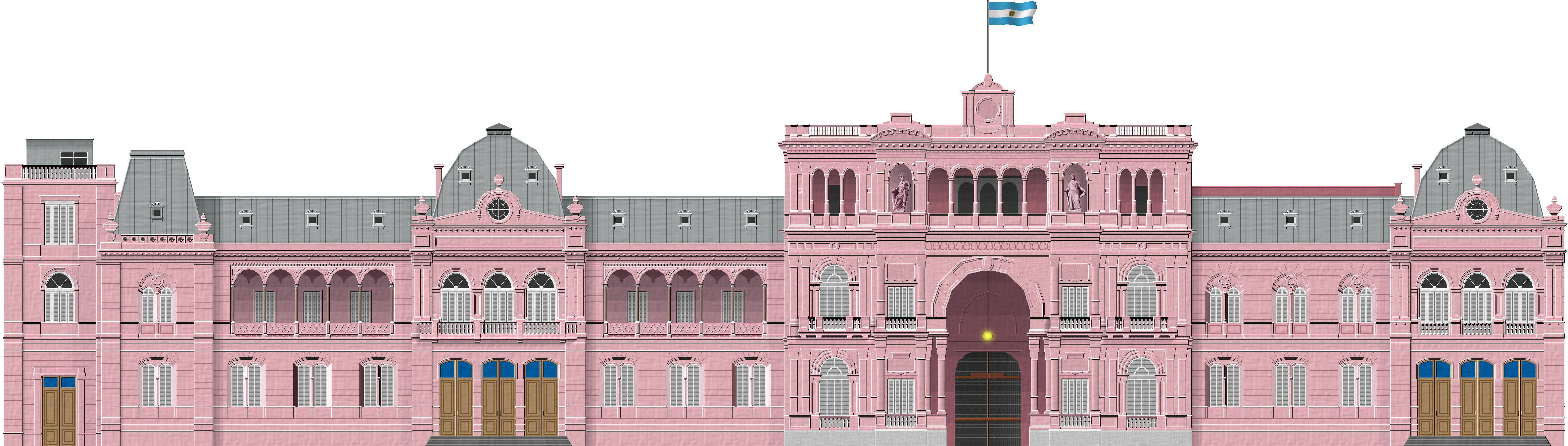 Argentina's Casa Rosada Minecraft Map