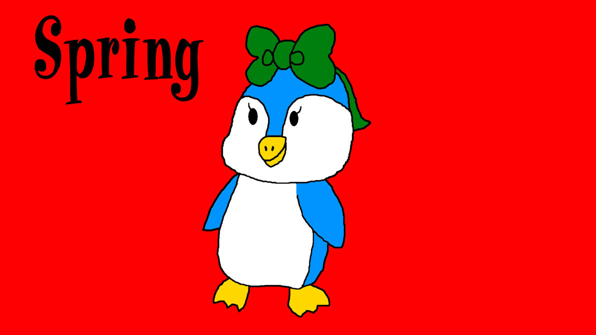 Spring Time Penguin Spring Penguin by IanandArt-Back-Up on DeviantArt